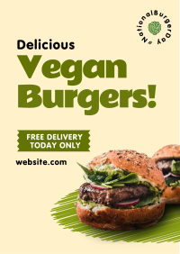 Vegan Burgers Flyer Design