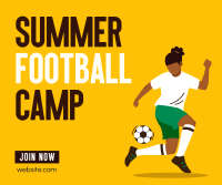 Football Summer Training Facebook Post Design