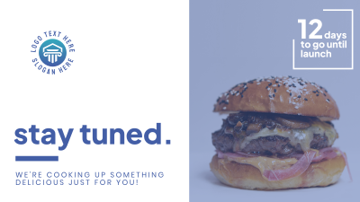 Exciting Burger Launch Facebook event cover Image Preview