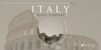 Italy Itinerary Twitter post Image Preview