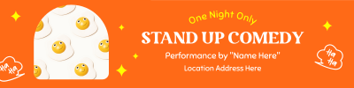 One Night Comedy Show LinkedIn banner Image Preview