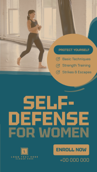 Women Self-defense Class Instagram Reel Preview