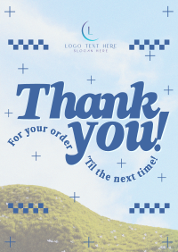 Nostalgic Thank You Flyer Design