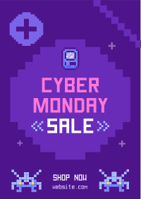 Pixel Cyber Monday Flyer Image Preview