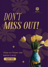 Shop Flower Sale Poster Image Preview