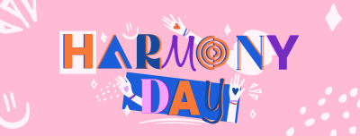 Fun Quirky Harmony Day Facebook cover Image Preview