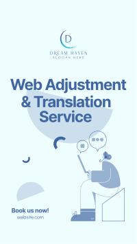 Web Adjustment & Translation Services TikTok Video Preview