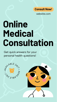 Online Medical Consultation Facebook story Image Preview