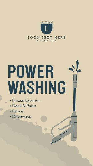 Power Washing Services Instagram story Image Preview