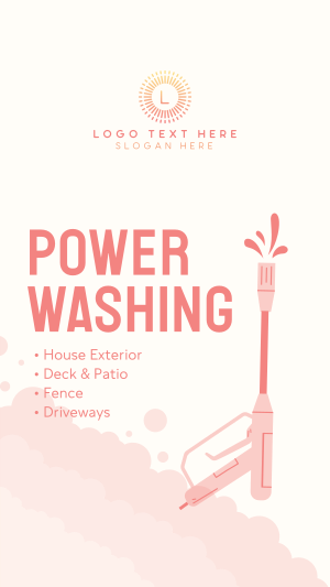 Power Washing Services Instagram story Image Preview