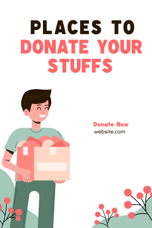 Time to Donate Pinterest Pin Image Preview