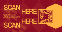 Modern Corporate QR Code Facebook Ad Image Preview