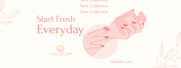 Fresh Perfume Facebook Cover Design Image Preview