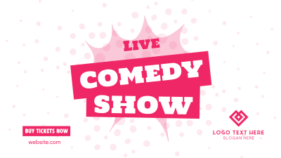 Live Comedy Show Facebook event cover Image Preview