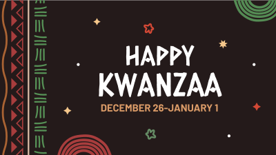 Bright Kwanzaa Zoom Background Image Preview
