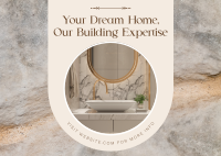 Modern Minimalist Home Renovation Postcard Image Preview