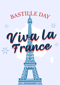 Celebrate Bastille Day Poster Image Preview