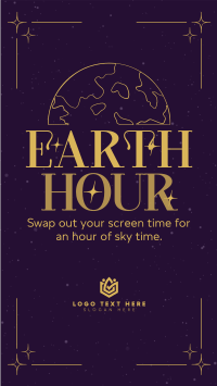 Earth Hour Sky YouTube Short Design