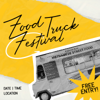 Food Truck Festival Instagram Post Image Preview