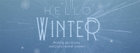 Cozy Winter Greeting Facebook cover Image Preview