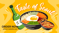 Taste of Seoul Food Facebook event cover Image Preview