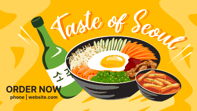 Taste of Seoul Food Facebook event cover Image Preview