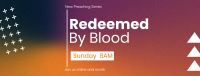 Redeemed by Blood Facebook Cover Design