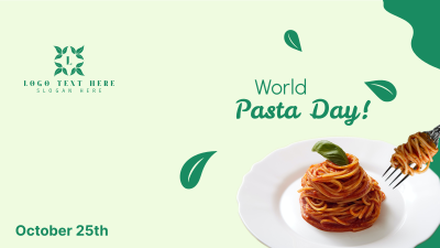 World Pasta Day Greeting Facebook event cover Image Preview
