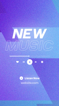 Bright New Music Announcement Facebook Story Design