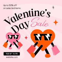 Valentine's Sale Instagram Post Design
