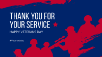 Thank You Veterans Facebook Event Cover Design