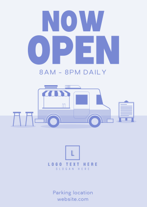 Food Truck Opening Poster Image Preview
