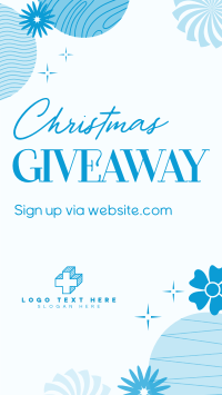 Abstract Christmas Giveaway Instagram reel Image Preview