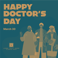 Happy Doctor's Day Instagram Post Design