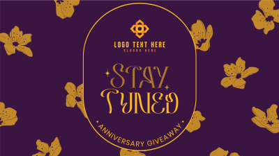 Floral Anniversary Giveaway Facebook event cover Image Preview