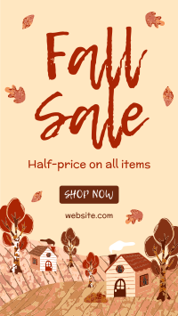 Autumn Leaves Sale Facebook story Image Preview