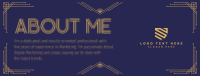 Art Deco Elegant Facebook Cover Preview