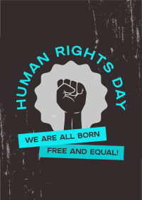 Human Rights Protest Flyer Design