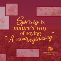 Spring Quote Instagram Post Preview