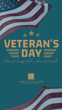 Honor Our Veterans Instagram reel Image Preview