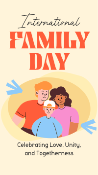 International Family Day Celebration YouTube Short Design