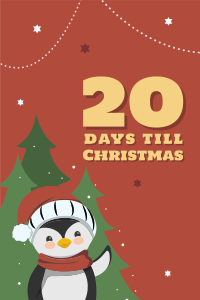 Christmas Countdown Pinterest Pin Design