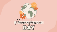 World Humanitarian Blooms Facebook Event Cover Design