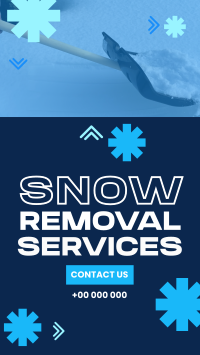 Snowy Snow Removal Instagram Reel Image Preview