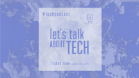 Glass Effect Tech Podcast Facebook event cover Image Preview