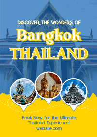Thailand Travel Tour Poster Design