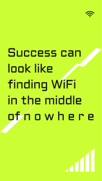 WIFI Motivational Quote Instagram story Image Preview