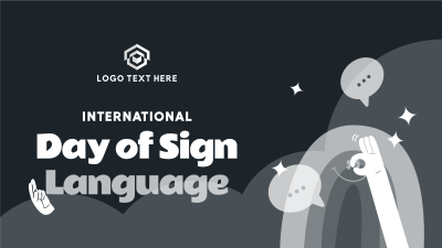 Sign Language Day Facebook event cover Image Preview