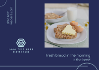 Fresh Bread Postcard Image Preview