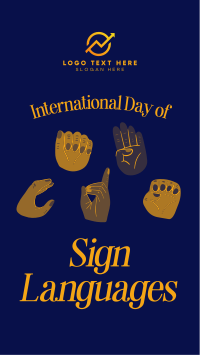 International Sign Day TikTok video Image Preview